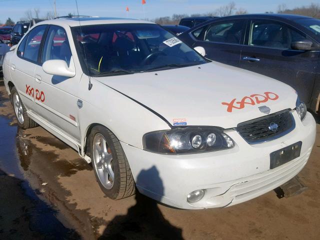 3N1BB51A91L002120 - 2001 NISSAN SENTRA SE WHITE photo 1