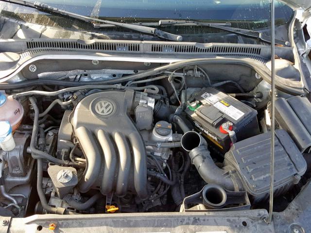 3VW2K7AJ0DM217423 - 2013 VOLKSWAGEN JETTA BASE SILVER photo 7