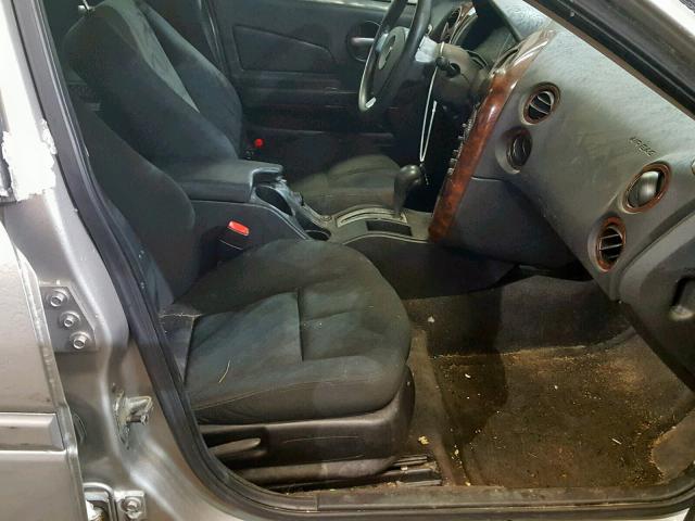 2G2WP552X71172844 - 2007 PONTIAC GRAND PRIX SILVER photo 5