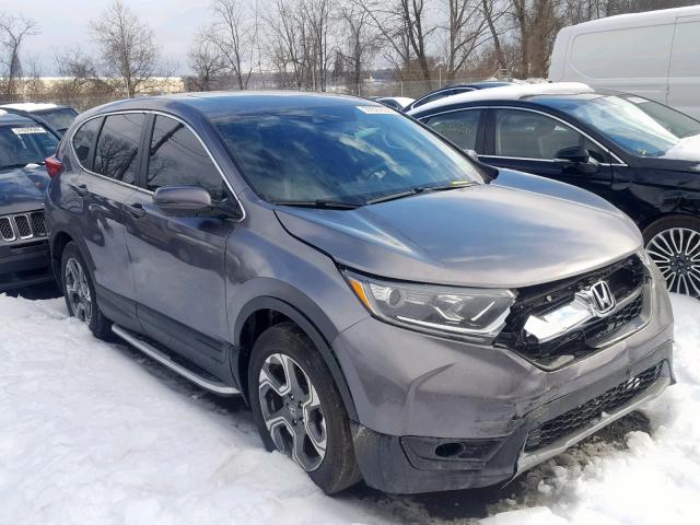 7FARW1H81JE043212 - 2018 HONDA CR-V EXL GRAY photo 1