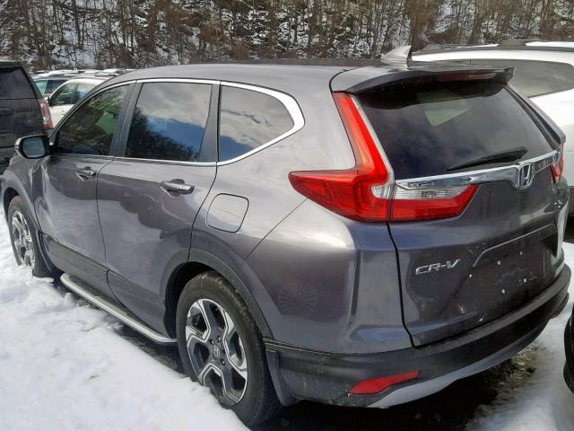 7FARW1H81JE043212 - 2018 HONDA CR-V EXL GRAY photo 3