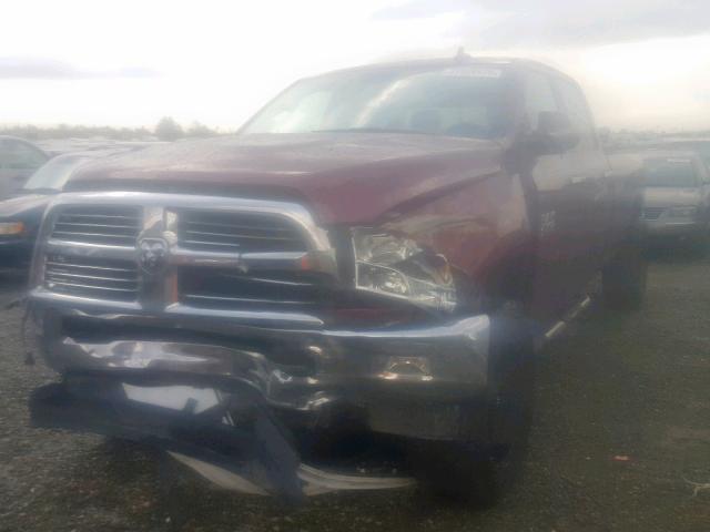 3C6UR5JL6HG570211 - 2017 RAM 2500 SLT BURGUNDY photo 2