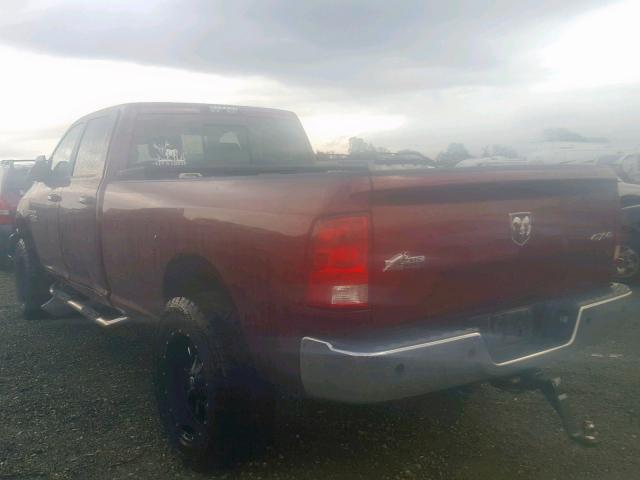 3C6UR5JL6HG570211 - 2017 RAM 2500 SLT BURGUNDY photo 3