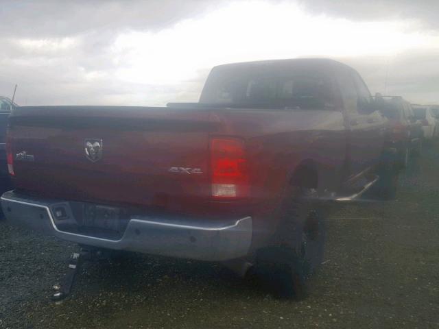 3C6UR5JL6HG570211 - 2017 RAM 2500 SLT BURGUNDY photo 4