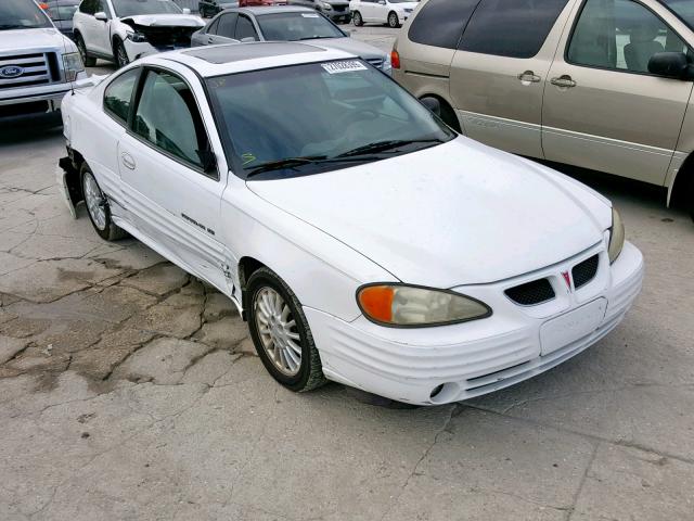 1G2NF12TX1M500490 - 2001 PONTIAC GRAND AM S WHITE photo 1