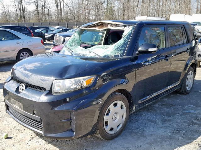 JTLZE4FE5C1146528 - 2012 TOYOTA SCION XB BLACK photo 2