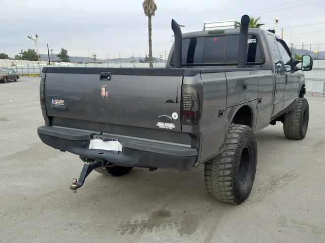 1FTWX31P65EA64749 - 2005 FORD F350 SRW S CHARCOAL photo 4