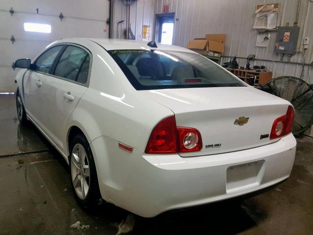 1G1ZA5EU5CF373302 - 2012 CHEVROLET MALIBU LS თეთრი ფოტო 3