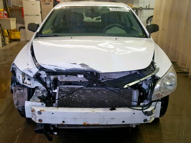 1G1ZA5EU5CF373302 - 2012 CHEVROLET MALIBU LS თეთრი ფოტო 9