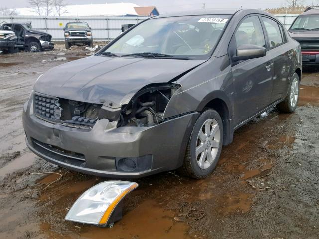 3N1AB61E37L612656 - 2007 NISSAN SENTRA 2.0 GRAY photo 2