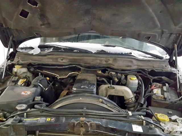 3D7LS38C25G793673 - 2005 DODGE RAM 3500 S BLACK photo 7