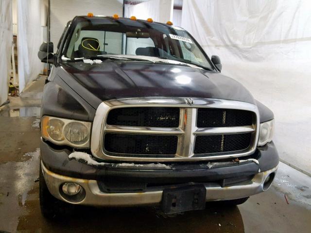 3D7LS38C25G793673 - 2005 DODGE RAM 3500 S BLACK photo 9