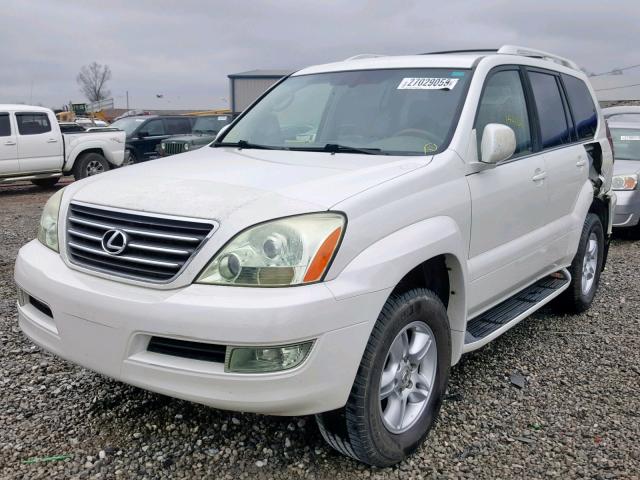 JTJBT20X570129903 - 2007 LEXUS GX 470 WHITE photo 2