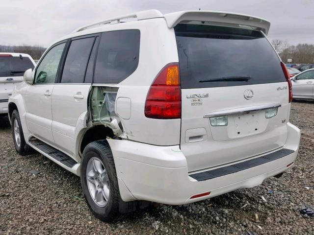 JTJBT20X570129903 - 2007 LEXUS GX 470 WHITE photo 3