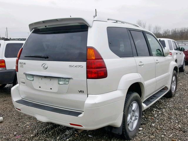 JTJBT20X570129903 - 2007 LEXUS GX 470 WHITE photo 4