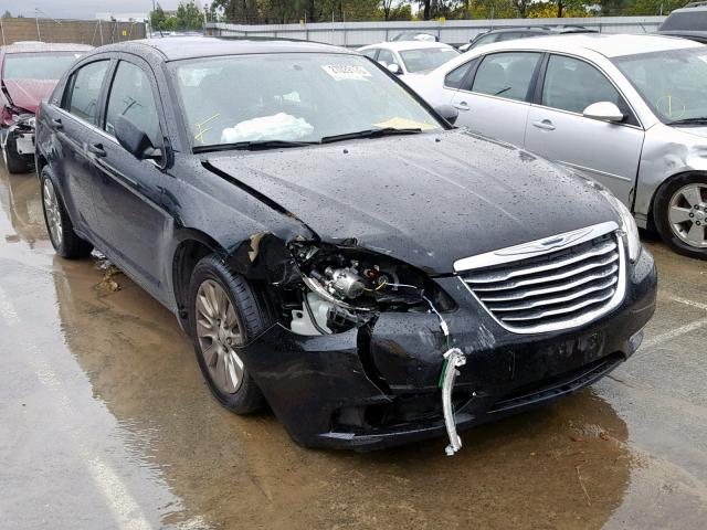 1C3BC4FB2BN569801 - 2011 CHRYSLER 200 LX BLACK photo 1