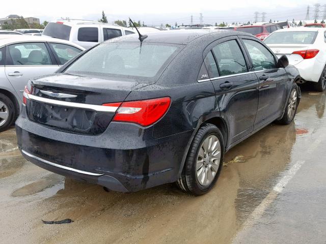 1C3BC4FB2BN569801 - 2011 CHRYSLER 200 LX BLACK photo 4