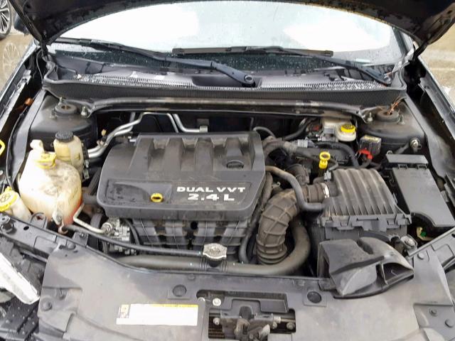 1C3BC4FB2BN569801 - 2011 CHRYSLER 200 LX BLACK photo 7