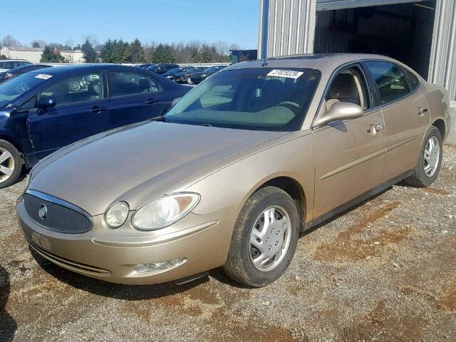 2G4WC562751265755 - 2005 BUICK LACROSSE C GOLD photo 2