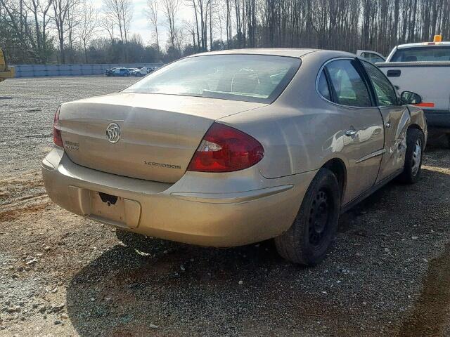 2G4WC562751265755 - 2005 BUICK LACROSSE C GOLD photo 4