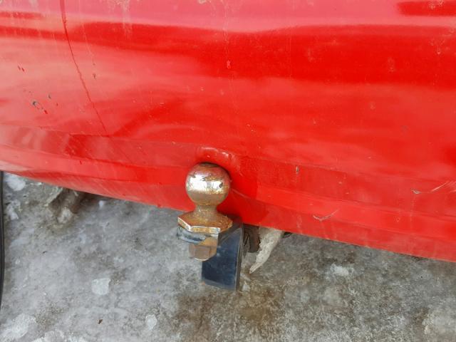 KL1TD66618B099189 - 2008 CHEVROLET AVEO BASE წითელი ფოტო 9