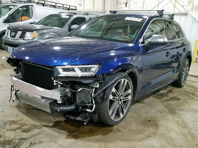 WA1C4AFY6J2106165 - 2018 AUDI SQ5 PRESTI BLUE photo 2