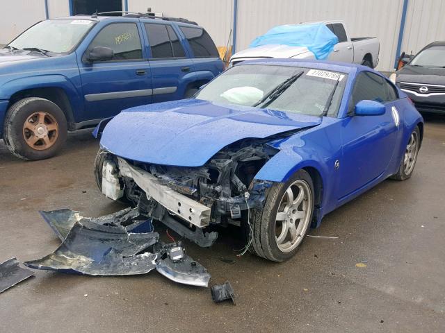 JN1AZ34D86M300706 - 2006 NISSAN 350Z COUPE BLUE photo 2