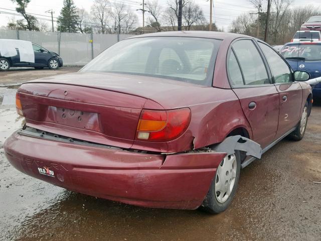 1G8ZH528X2Z278624 - 2002 SATURN SL1 MAROON photo 4