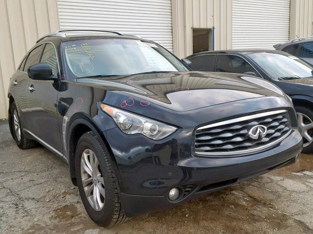 JNRAS18U69M103893 - 2009 INFINITI FX35 BLACK photo 1