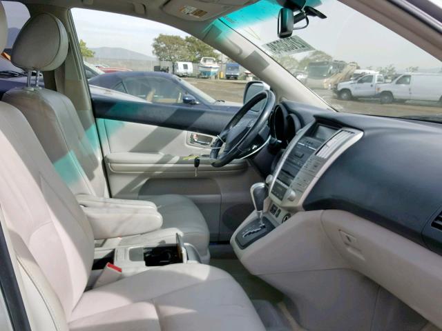 JTJGW31U082851468 - 2008 LEXUS RX 400H SILVER photo 5