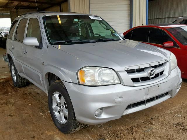 4F2CZ06185KM28915 - 2005 MAZDA TRIBUTE S SILVER photo 1