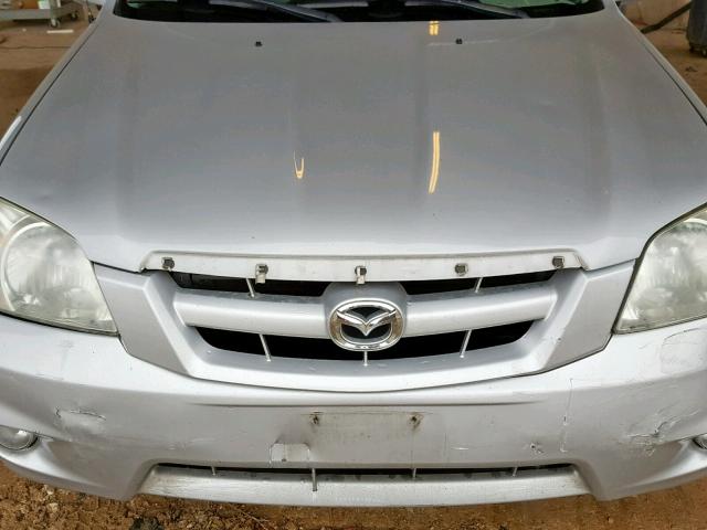 4F2CZ06185KM28915 - 2005 MAZDA TRIBUTE S SILVER photo 7