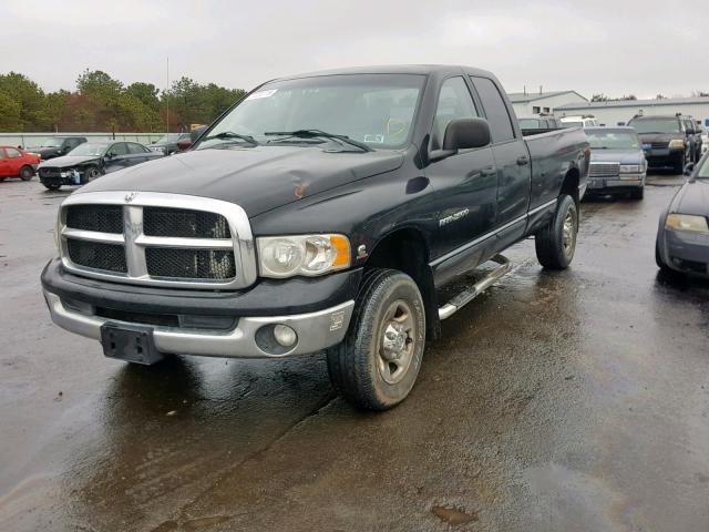 3D7KU28CX4G261537 - 2004 DODGE RAM 2500 S BLACK photo 2