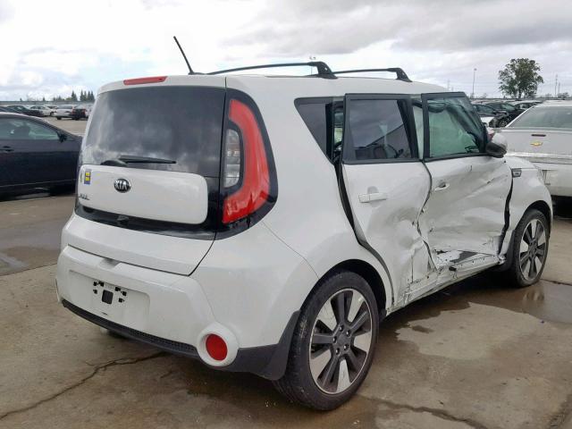 KNDJX3A56F7125094 - 2015 KIA SOUL ! WHITE photo 4