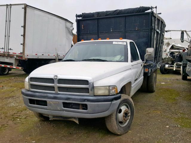 1B6MC36C1TJ141190 - 1996 DODGE RAM 3500 WHITE photo 2