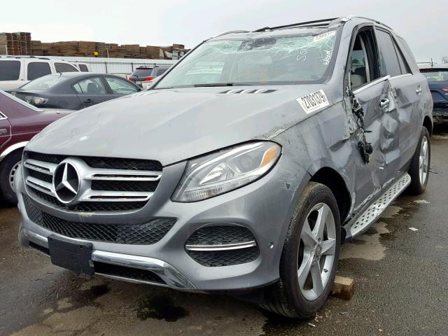 4JGDA5HB5GA655238 - 2016 MERCEDES-BENZ GLE 350 4M SILVER photo 2