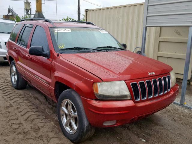 1J8GX58J72C130016 - 2002 JEEP GRAND CHER RED photo 1