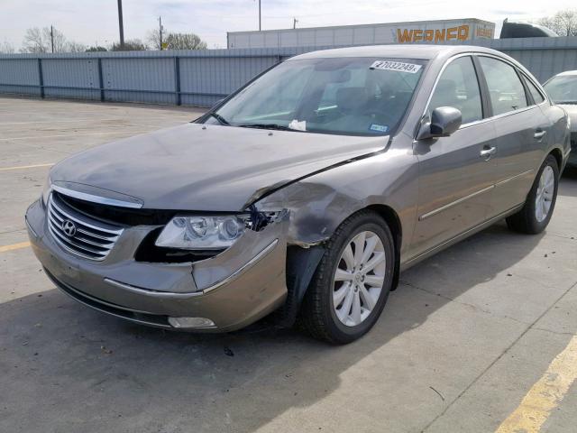 KMHFC4DDXAA459386 - 2010 HYUNDAI AZERA GLS BROWN photo 2