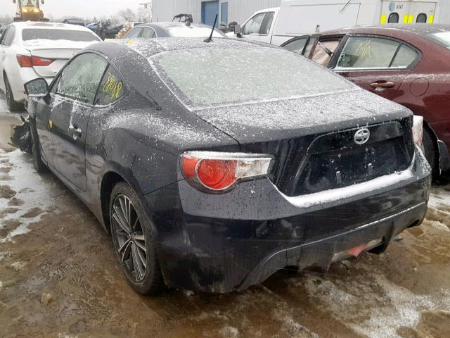 JF1ZNAA13D1718251 - 2013 TOYOTA SCION FR-S BLACK photo 3