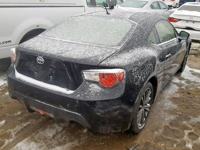 JF1ZNAA13D1718251 - 2013 TOYOTA SCION FR-S BLACK photo 4