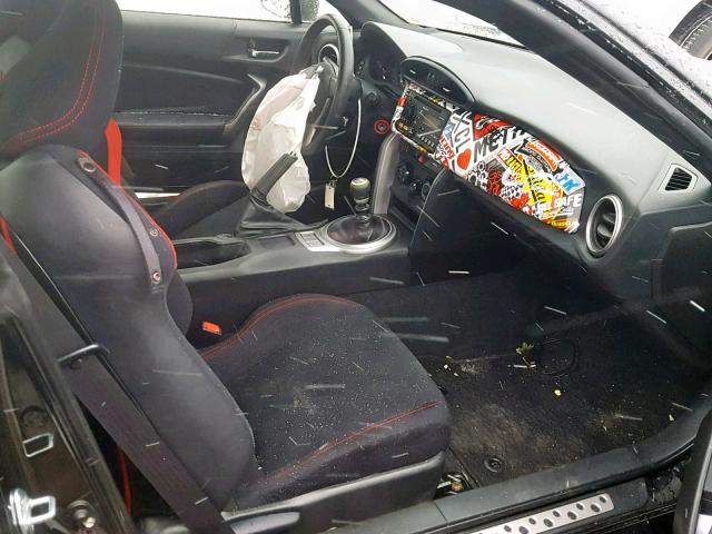 JF1ZNAA13D1718251 - 2013 TOYOTA SCION FR-S BLACK photo 5