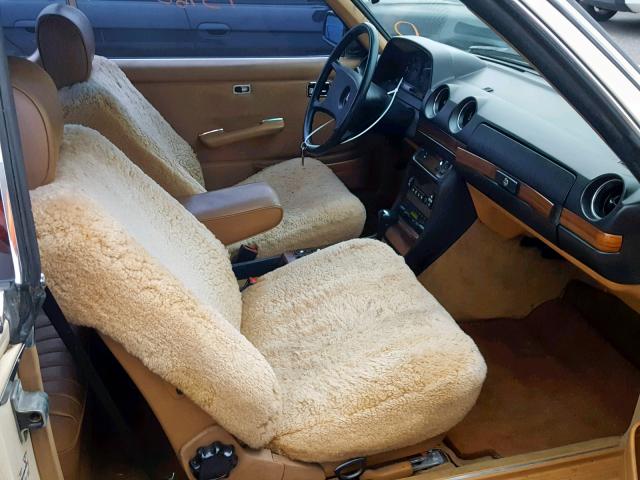 WDBAB53A5DB003453 - 1983 MERCEDES-BENZ 300 CDT BEIGE photo 5