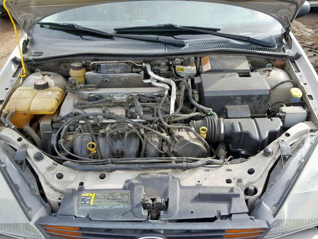 3FAFP31Z93R176785 - 2003 FORD FOCUS ZX3 GRAY photo 7