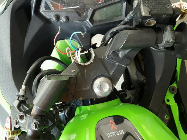 JKAEX8A11EA008501 - 2014 KAWASAKI EX300 A GREEN photo 9