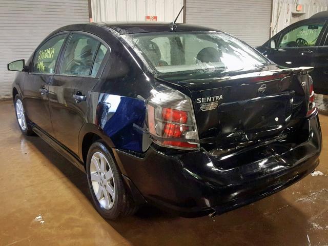 3N1AB6AP8CL624068 - 2012 NISSAN SENTRA 2.0 BLACK photo 3