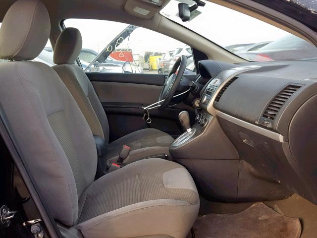 3N1AB6AP8CL624068 - 2012 NISSAN SENTRA 2.0 BLACK photo 5