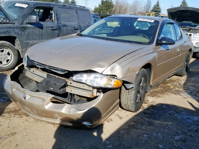 2G1WW12E849441175 - 2004 CHEVROLET MONTE CARL 金色 照片 2
