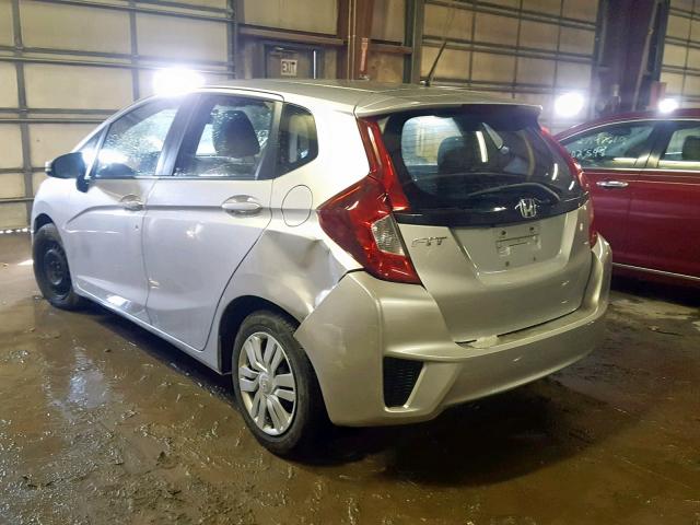 JHMGK5H56GX020386 - 2016 HONDA FIT LX SILVER photo 3