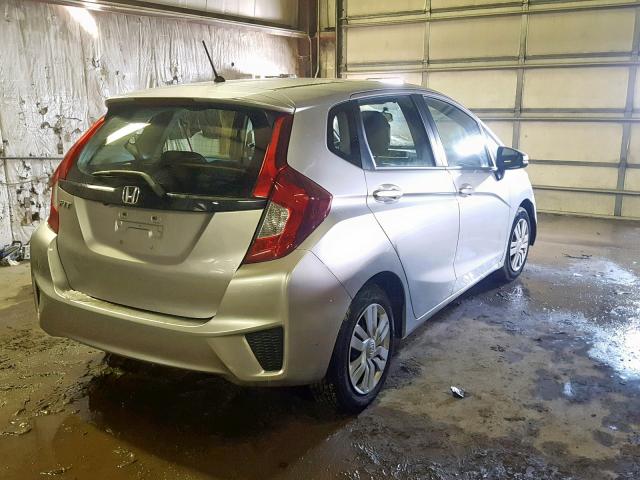 JHMGK5H56GX020386 - 2016 HONDA FIT LX SILVER photo 4