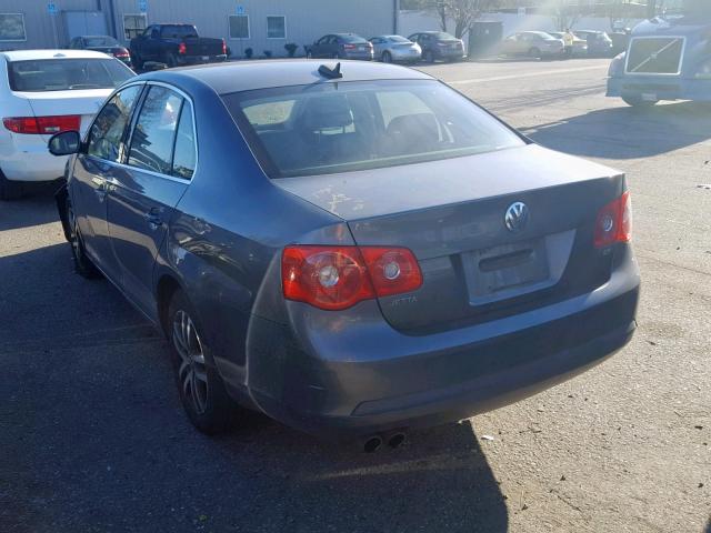 3VWSG71K76M768381 - 2006 VOLKSWAGEN JETTA 2.5 GRAY photo 3